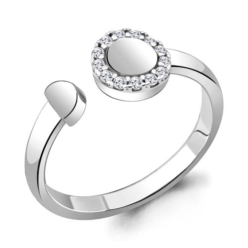 Сапфир каталог товаров Кольцо из серебра с фианитом