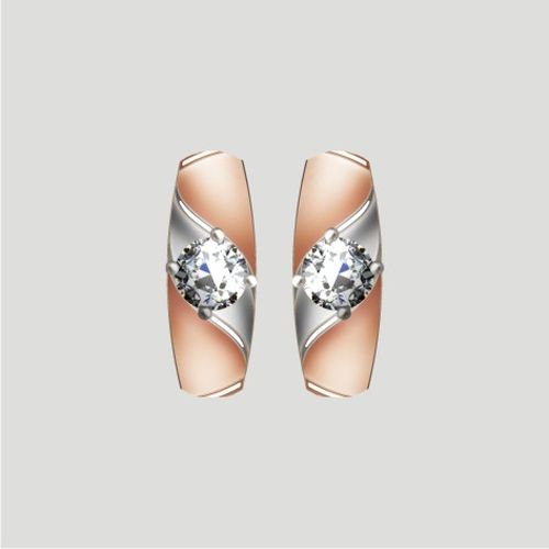 Сапфир каталог товаров Серьги из золота с фианитом