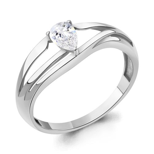 Сапфир каталог товаров Кольцо из серебра с фианитом