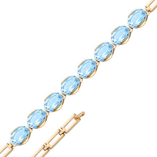 Сапфир каталог товаров Браслет женский из золота с топазом Сапфир каталог товаров Браслет женский из золота с топазом