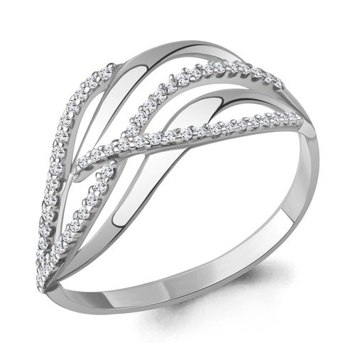 Сапфир каталог товаров Кольцо из серебра с фианитом