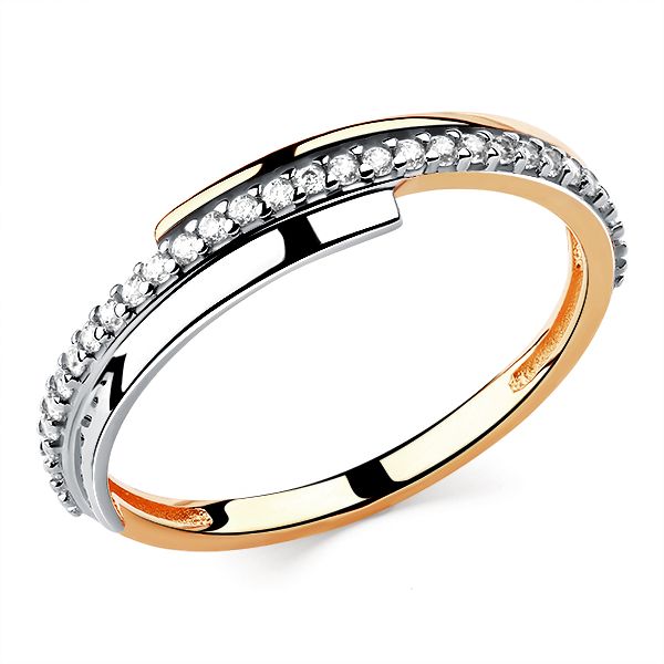 Сапфир каталог товаров Кольцо из золота с фианитом