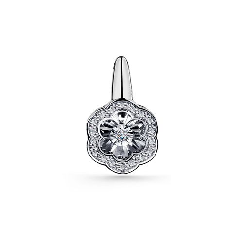 Сапфир каталог товаров Подвеска из белого золота с бриллиантом