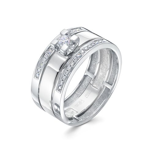 Сапфир каталог товаров Кольцо из белого золота с бриллиантом