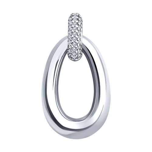 Сапфир каталог товаров Подвеска из серебра с фианитом