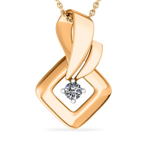 Сапфир каталог товаров Подвеска из золота с фианитом