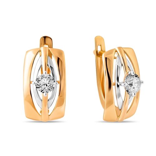 Сапфир каталог товаров Серьги из золота с фианитом