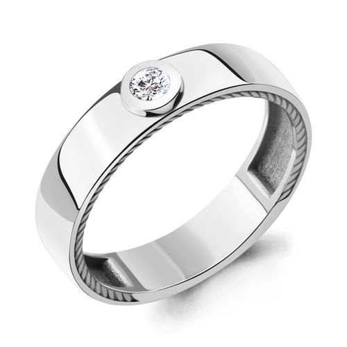 Сапфир каталог товаров Кольцо из серебра с фианитом