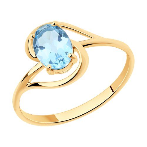 Сапфир каталог товаров Кольцо из золота с топазом