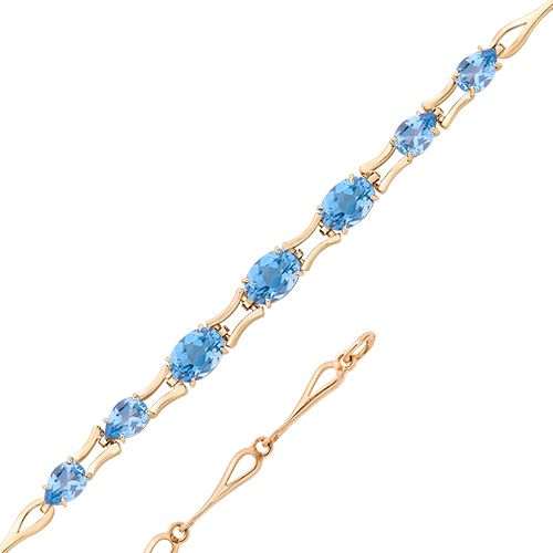 Сапфир каталог товаров Браслет женский из золота с топазом Сапфир каталог товаров Браслет женский из золота с топазом