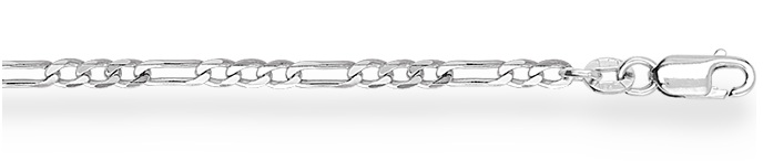 Сапфир каталог товаров Цепь фигаро с алмазной гранью мужская из серебра