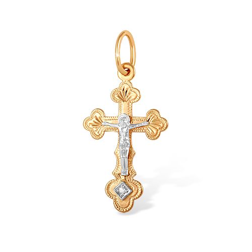 Сапфир каталог товаров Крест из золота с бриллиантом