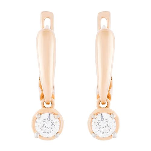 Сапфир каталог товаров Серьги из золота с фианитом