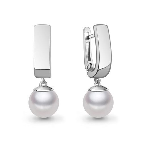 Сапфир каталог товаров Серьги из серебра с жемчугом