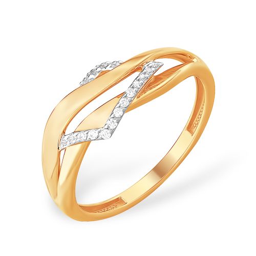 Сапфир каталог товаров Кольцо из золота с фианитом