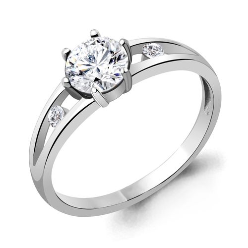 Сапфир каталог товаров Кольцо из серебра с фианитом