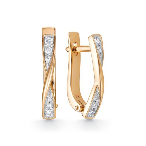 Сапфир каталог товаров Серьги из золота с бриллиантом