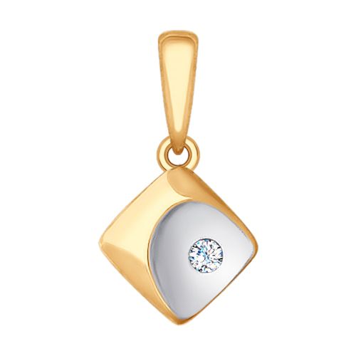 Сапфир каталог товаров Подвеска из золота с фианитом