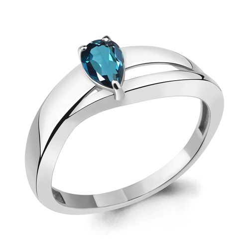 Сапфир каталог товаров Кольцо из серебра с топазом