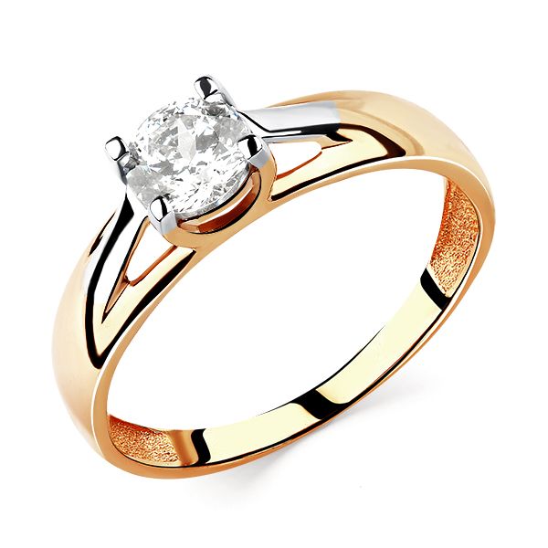 Сапфир каталог товаров Кольцо из золота с фианитом