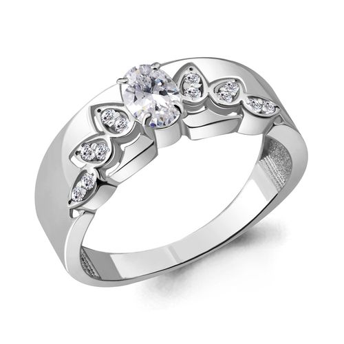 Сапфир каталог товаров Кольцо из серебра с фианитом