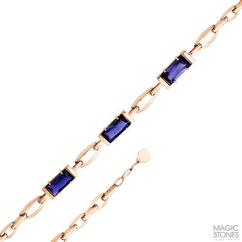Сапфир каталог товаров Браслет женский из золота с сапфиром Сапфир каталог товаров Браслет женский из золота с сапфиром