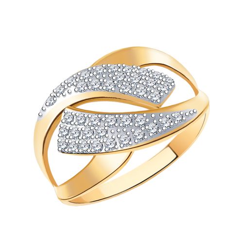 Сапфир каталог товаров Кольцо из золота с фианитом