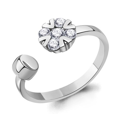 Сапфир каталог товаров Кольцо из серебра с фианитом