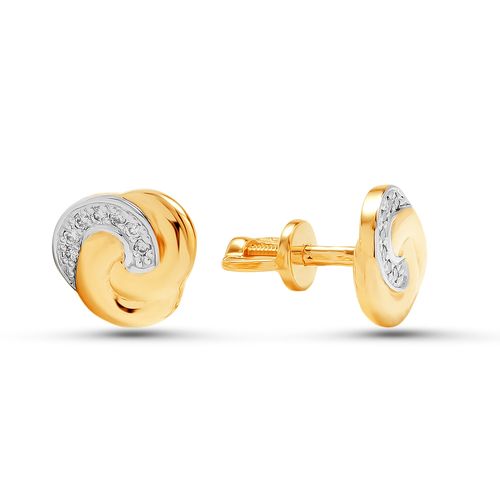 Сапфир каталог товаров Серьги гвоздики из золота с бриллиантом