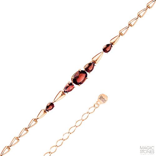 Сапфир каталог товаров Браслет женский из золота с гранатом Сапфир каталог товаров Браслет женский из золота с гранатом