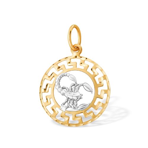 Сапфир каталог товаров Подвеска знак зодиака Скорпион из золота