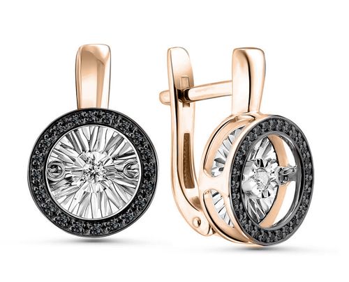 Сапфир каталог товаров Серьги из золота с бриллиантом