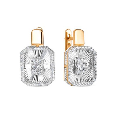 Сапфир каталог товаров Серьги из золота с бриллиантом 