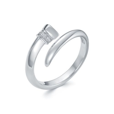 Сапфир каталог товаров Кольцо из белого золота с бриллиантом 