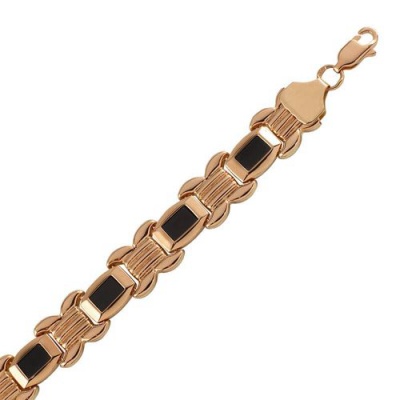 Сапфир каталог товаров Браслет из золота с ониксом 