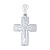 Сапфир каталог товаров Подвеска крест из серебра