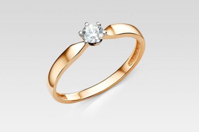 Сапфир каталог товаров Кольцо из золота с бриллиантом 