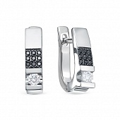 Сапфир каталог товаров Серьги из белого золота с бриллиантом