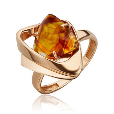 Сапфир каталог товаров Кольцо из золота с янтарем 