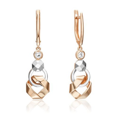 Сапфир каталог товаров Серьги из золота с топазом 