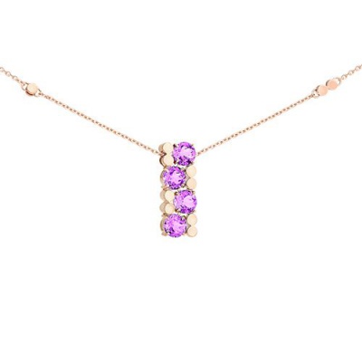 Сапфир каталог товаров Колье из золота с аметистом 