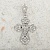 Сапфир каталог товаров Крест из серебра с фианитом