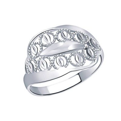 Сапфир каталог товаров Кольцо из серебра 