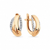 Сапфир каталог товаров Серьги из золота с фианитом