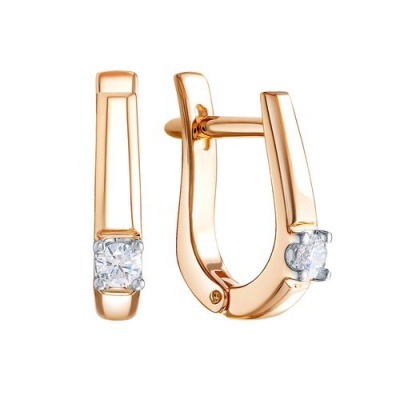 Сапфир каталог товаров Серьги из белого золота с бриллиантом 