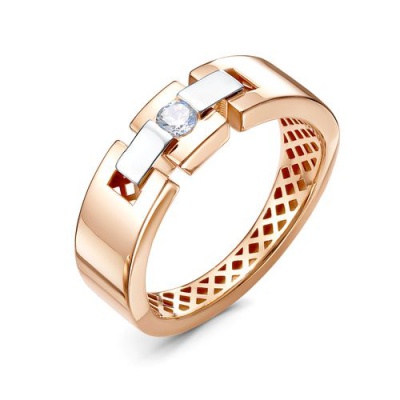 Сапфир каталог товаров Кольцо из золота с фианитом 