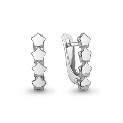 Сапфир каталог товаров Серьги детские из серебра 