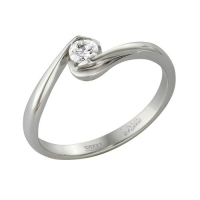 Сапфир каталог товаров Кольцо из белого золота с бриллиантом 