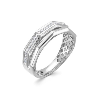 Сапфир каталог товаров Кольцо из белого золота с бриллиантом 