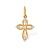 Сапфир каталог товаров Подвеска крест из золота с фианитом